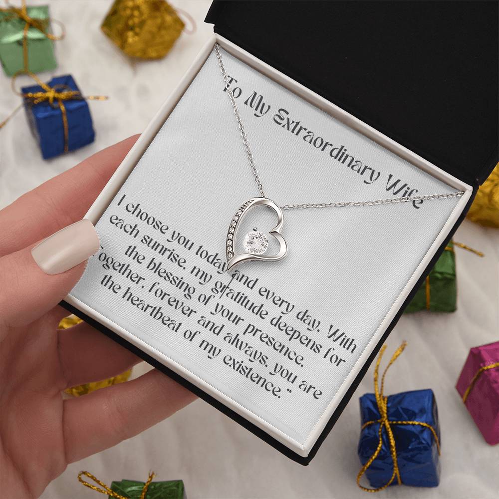 Eternal Heartbeat: Forever Yours Necklace
